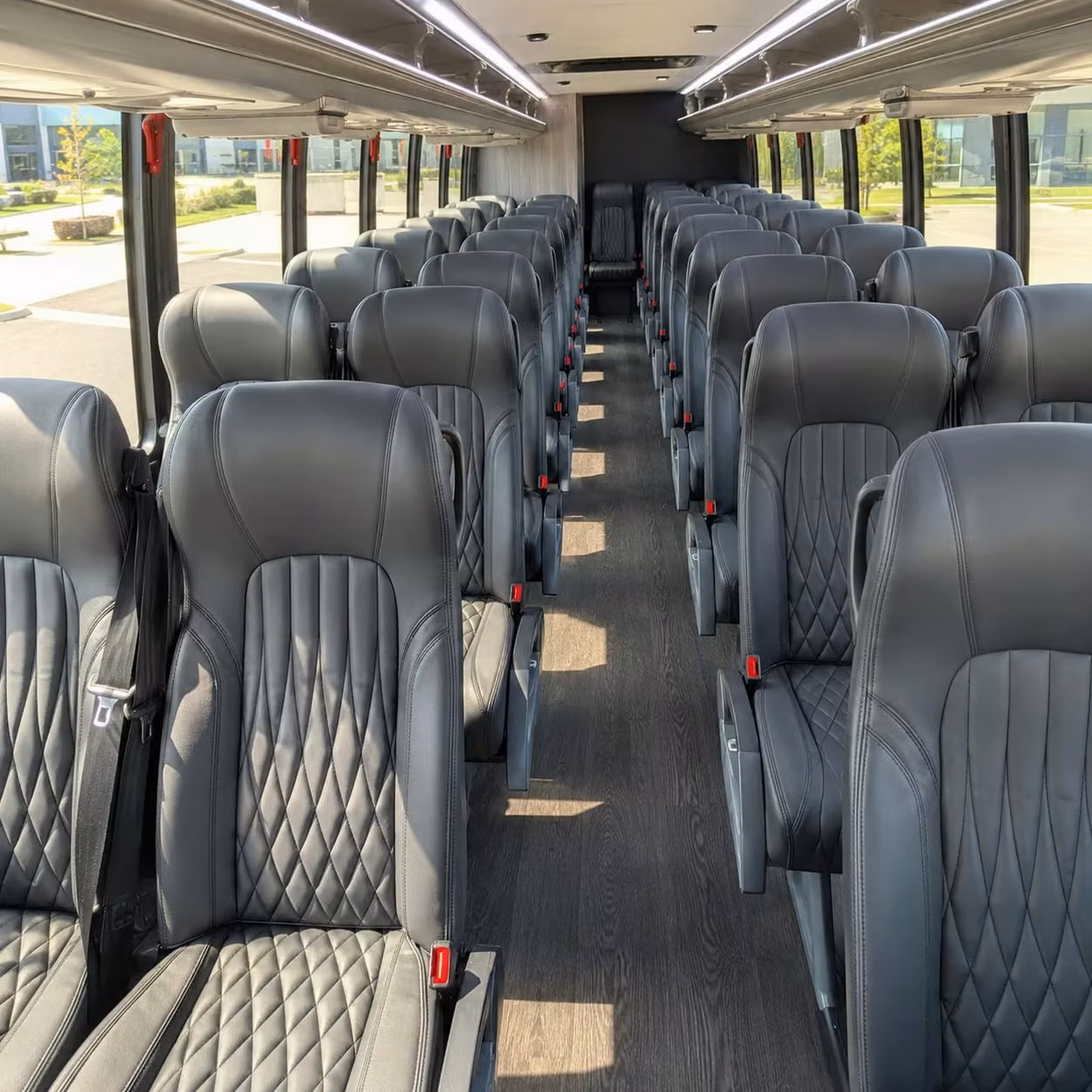 25 passenger minibus inside