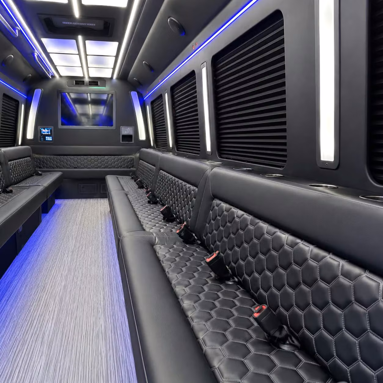 party bus interior